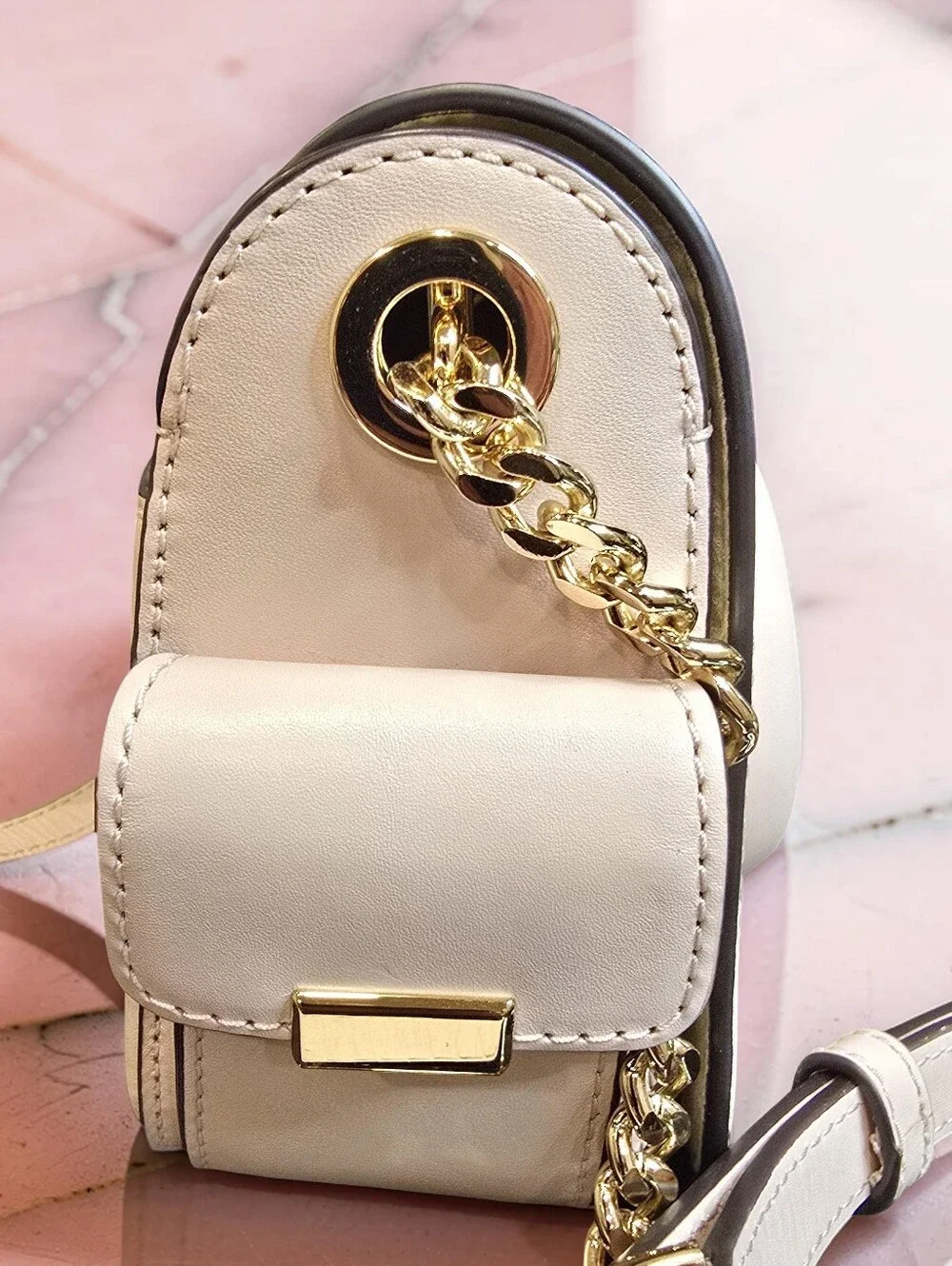 Michael Kors Scout Pink Leather Crossbody Bag - Rare Find!
